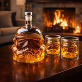 Karafa de whisky - Conjunto com karafa e copos