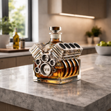Decantador de whisky - Edição do motor V8