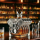 Decantador de whisky - Edição do motor V8