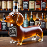 Garrafa de uísque cão salsicha