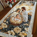 Caminho de mesa acolchoado - Manjedoura Divina