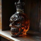 Caveira Garrafa de Whiskey