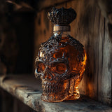 Caveira Garrafa de Whiskey