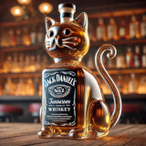Gato Garrafa de Whiskey