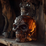 Caveira Garrafa de Whiskey
