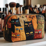Bolsa de Maquilhagem Almofadada Adorável de Gato