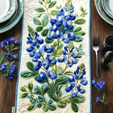 Caminho de mesa acolchoado - Serenata de Bluebonnets