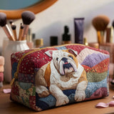 Bolsa de Maquilhagem Almofadada Bulldog