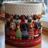 Cesto de Roupa Almofadado Dachshund