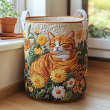 Cesto de Roupa Almofadado Gato da Floresta