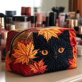 Bolsa de Maquilhagem Almofadada Gato Alegre