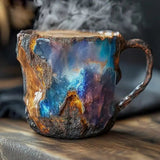 Canecas de Café com Cristais Minerais Incorporados