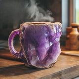 Canecas de Café com Cristais Minerais Incorporados