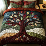 Conjunto de roupa de cama acolchoada de 3 peças - Abraço da Natureza