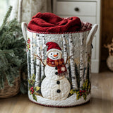 Cesto de Roupa Almofadado Alegria Neve