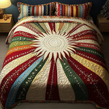 Conjunto de roupa de cama acolchoada de 3 peças - Brilho Solar