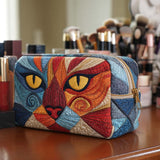 Bolsa de Maquilhagem Almofadada Gato Doce
