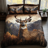 Conjunto de roupa de cama acolchoada de 3 peças - Animais da Floresta